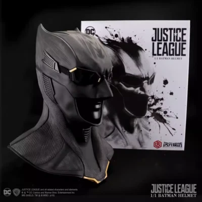 DC Justice League Batman Wearable Mask 1:1 Helmet Halloween Cosplay Prop Gift - Image 1 of 4
