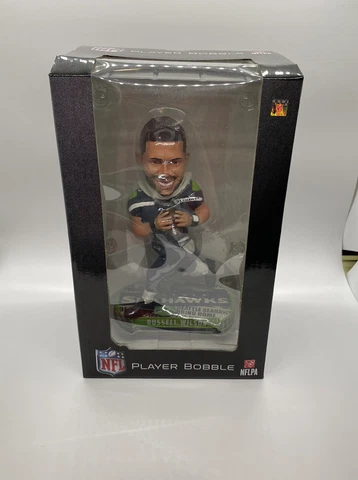 Russell Wilson Seattle Seahawks NFL Forever Collectibles Player Bobblehead!!! Cover