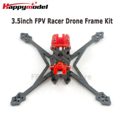 HappyModel Crux35 3,5'' FPV Drone Carbon Rahmen Kit Für RC Quadcopter Teil - Bild 1 von 4