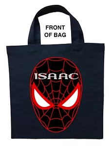 Spiderman Trick or Treat Bag, Personalized Spiderman Halloween Bag - Picture 1 of 2