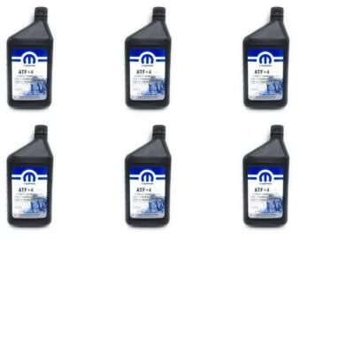 Estuche de fluido de transmisión automática Mopar ATF+4 6 cuartos 68218057AC Foto 1 de 3