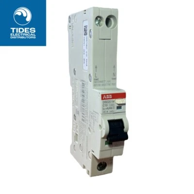 ABB RCBO 10 Amp 30mA Type C DSE201 M C10 A30 2CSR275151R1104 - Image 1 of 3