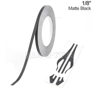 1/8" 3mm Matte Black Pinstriping Pin Stripe DIY Line Vinyl Decal Sticker 32ft - Bild 1 von 7