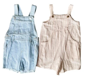 Old Navy Shortalls For Girls Bundle Of 2 - SIZE 5 - Picture 1 of 2