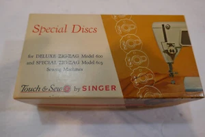 SINGER Sewing machine special discs for Deluxe Zig Zag 600 & 603 - Picture 1 of 2