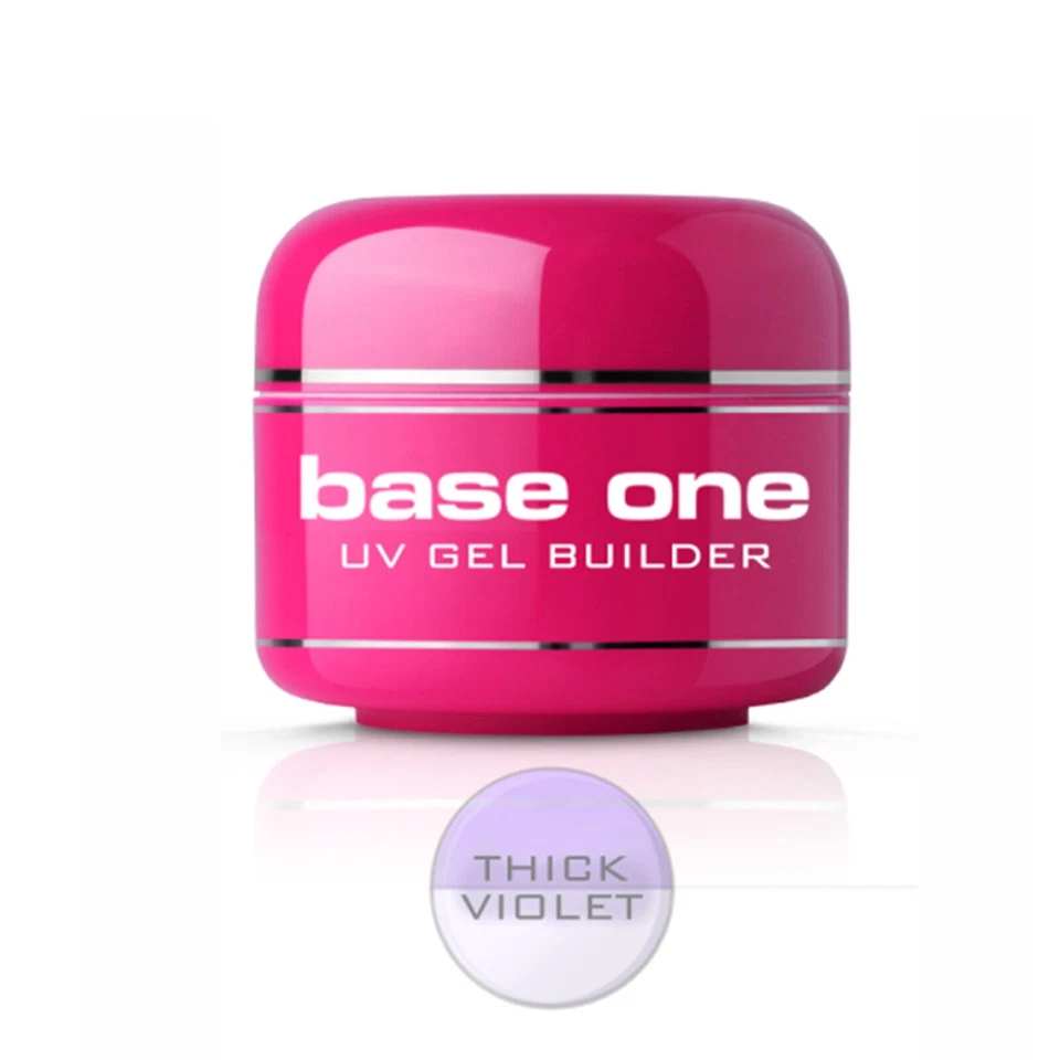 Silcare gel UV  Unghie Costruttore Monofasico Builder Violet Thick 50gr Nails - Immagine 1 di 1