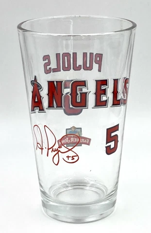 Anaheim Angels Baseball Albert Pujols Pint Glass SGA Cover