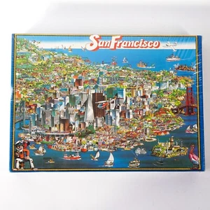 Vintage San Francisco 500+ Piece Jigsaw Puzzle New Seal Buffalo Game 54x36cm NIB - Imagen 1 de 4