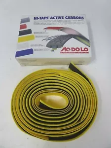 Cinta de Barra Amarilla Estilo Cuero Profesional MODOLO Clásica De Colección NOS A RARA - Imagen 1 de 3