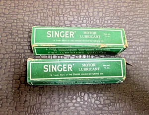 Singer Sewing Machine Vintage Motor Lubricant Tube Pliable 1/2 oz Compound w/box - Picture 1 of 9