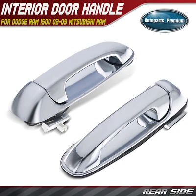 2 peças maçaneta externa de metal atualizada para Dodge Ram 1500 2500 Ram Dakota traseira - Imagem 1 de 4