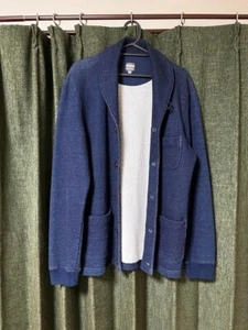 MOMOTARO JEANS Tailored Jacket Denim Cotton Indigo Men's Size M From Japan - Picture 1 of 5