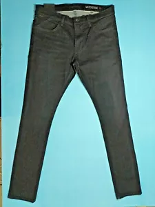 JEAN JOHN VARVATOS FÓSFORO DELGADO AJUSTE ESTRECHO OSCURO AZUL MARINO - CINTURA DANO 33 - Imagen 1 de 12