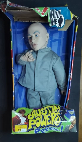McFarlane Toys 18" MINI ME Doll/Figure Austin Powers in Original Box DAMAGED BOX Cover