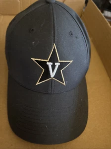 Vanderbilt University Commodores 47 Brand Franchise Fitted M Hat Cap NCAA Black - Picture 1 of 20