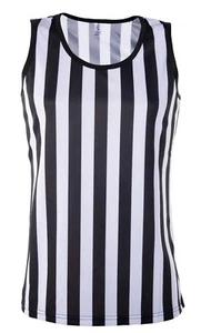 Referee Tank Top for Women | Referee Uniform Top for Waitresses Shirt Costume - Picture 1 of 5