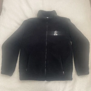 Disney Parks Sherpa Fleece Reißverschluss Jacke Medium Erwachsene schwarz Stehkragen Taschen - Bild 1 von 10