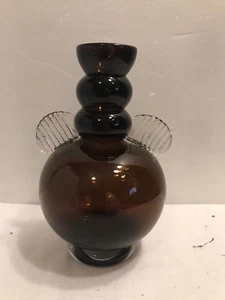 Eine David Traub Studio Art Glas Vase amerikanisch, datiert 94 oder 99 - Bild 1 von 7