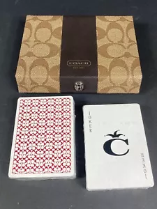 COACH Set di carte da gioco design monogramma classico - Foto 1 di 24