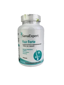 SanaExpert Haar Forte, Biotin und Vitamine für Haare & Nägel, Kapseln MHD12/2023