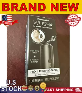 Black Wolf Wush PRO Powered Rechargeable Ear Cleaner triple spray design - NEW - Picture 1 of 2
