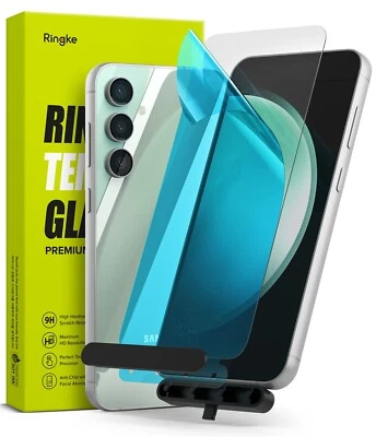 For Samsung Galaxy S23 FE Screen Protector | Ringke 9H Hardness Full Cover Glass - Image 1 of 4