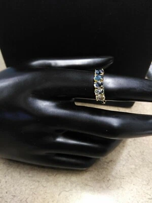 AWAKEN INTELLIGENCE - SEPTEMBER BIRTHSTONE RING (SAPPHIRE)Glacier Mist 7 - Image 1 of 3