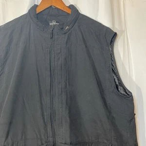 SCOTTeVEST Quest Mens XXXL Black Stowable Hood TEC Multi Pocket Travel Vest - Picture 1 of 8