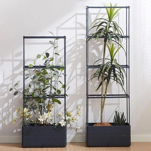 Planter Box with Trellis Plant Pot Planting Box - Picture 1 of 15