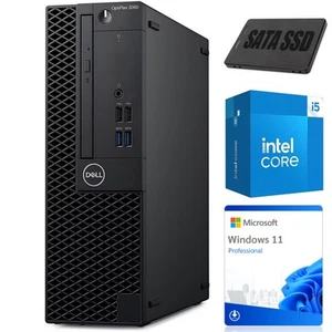 KOMPUTER DELL OPTIPLEX 3060 SFF SLIM i5-8500 8GB 480GB SSD W11P KLASA A - Zdjęcie 1 z 10