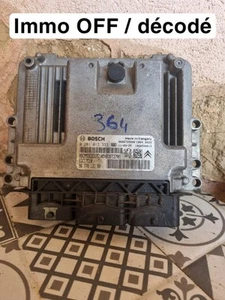 C364 Bosch EDC17C10 0281017333 9677013180 9666729580 decoded immo off - Picture 1 of 1