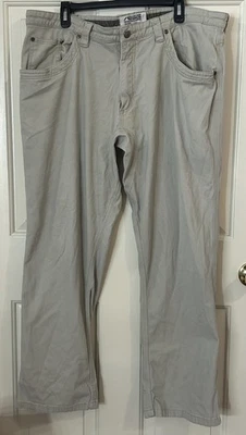 Мужские брюки Mountain Khakis 40x32 Camber 103 классический крой прямые бежевые - Изображение 1 из 4