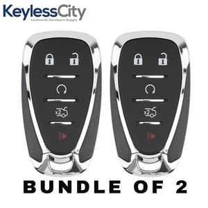 2 X 2016-2022 Chevrolet / 5-Button Smart Key / HYQ4EA (AFTERMARKET) (BUNDLE OF 2 - Picture 1 of 4