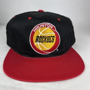 Vintage 90’s Houston Rockets NBA AJD Hat Snap Back NEW NOS NWOT - Picture 1 of 11