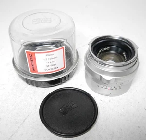 Carl Zeiss Planar 2,0 50mm 2/50 Objektiv f. Contarex  Ankauf! ff-shop24 - Bild 1 von 5