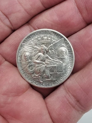1934 Silver Half Dollar Commemorative Texas - Image 1 of 4