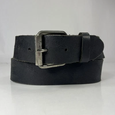 Cinturón de trabajo ancho de cuero negro H&M - para hombre talla 36 Foto 1 de 4