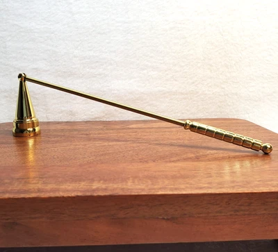 Vintage Sold Brass Traditional Candle Snuffer Classic Home Decor EUC - Image 1 of 4