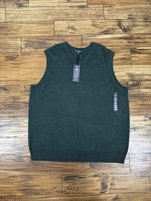 HART SCHAFFNER MARX Men’s Size 3XT  Merino Wool V-Neck Vest NWT - Image 1 of 4