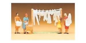 Preiser 14050 Women hanging laundry 1:87 - Picture 1 of 1