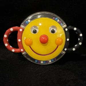 Freche Rassel Lächeln Gesicht Rassel Fans Baby Rassel Spielzeug TYSA80398  - Bild 1 von 2