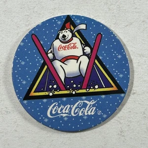 Coca Cola POG #1 -Polar Bear - Coke Caps 1995 POGs - Collect-a-Card Advertising - Picture 1 of 2