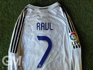 Camisa Adidas Climacool L/s Real Madrid Local 2006/2007 Raúl 7 La Liga XL - Imagen 1 de 11