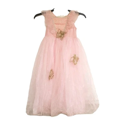 Girls Fairy Dust Sz 7 8 Pink Dress Up Costume Party Dress With Butterflies - Image 1 of 4