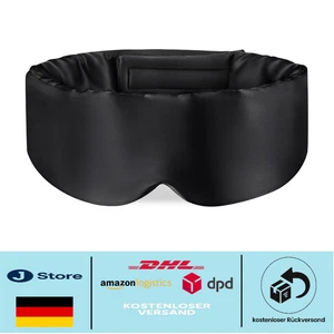 Verstellbarer Klettverschluss | Großzügige Blackout-Maske | Maulbeerseide - Bild 1 von 8