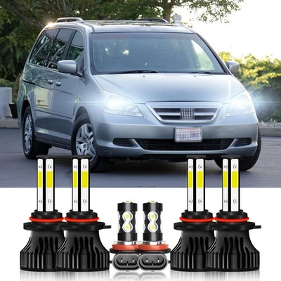 Para For Honda Odyssey 2005 2006 2007 2008 2009 2010-faro LED + luces antiniebla - Image 1 of 4
