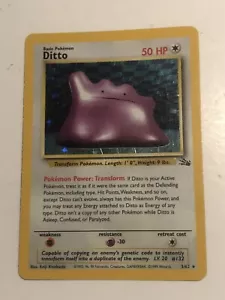 Ditto - 3/62 - Holo Rare Fossil Set TCG - Pokemon Card -LP - Bild 1 von 6