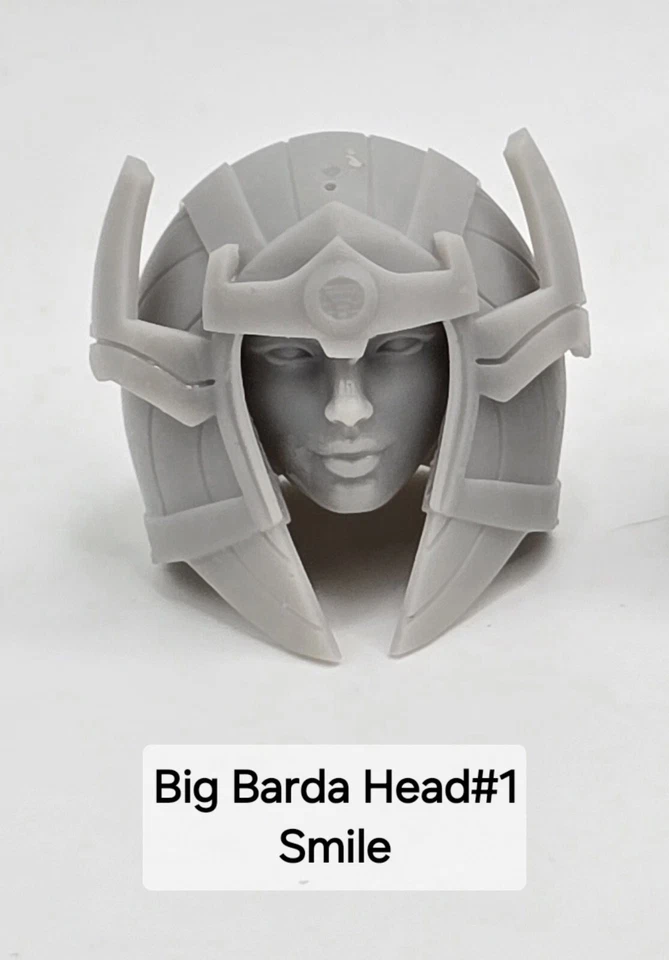 3d Printed BIG BARDA HEAD #1 1:12 6"  Joe Classified/Marvel Legends - Image 1 of 3