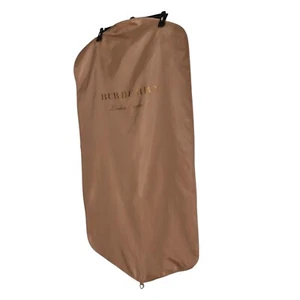 Burberry Authentic Garment Bag Suit Coat Dust Cover Travel Carriers Golden Logo - Picture 1 of 2