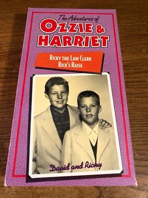 Ozzie & Harriet Ricky The Law Clerk VHS VCR Video Tape Movie The Nelsons Used - Image 1 of 4